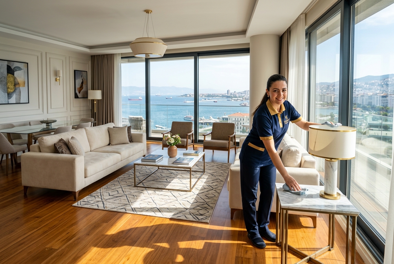 İzmir su baskını temizliği